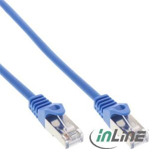 InLine Patchcord, Cat.5e, SF/UTP, 1m, niebieski (72511B)