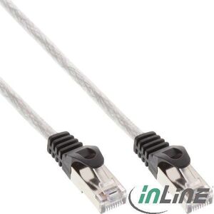 InLine Patchcord, Cat.5e, SF/UTP, 0.5m, przezroczysty (72550T)