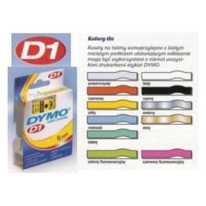 Dymo D1 24mmx7m CZARNY/PRZEZROCZYSTY S0720920