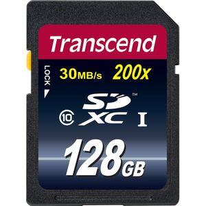 Karta Transcend 200x SDXC 128 GB Class 10  (TS128GSDXC10)