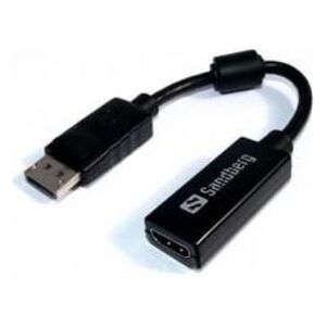 Kabel Sandberg DisplayPort - HDMI 0.1m czarny (50828)
