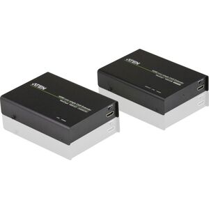 System przekazu sygnału AV Aten VE812 HDMI over Single Cat 5 Ext, 100m, 3D, Deep Color, Ultra HD, HDCP (VE812-AT-G)