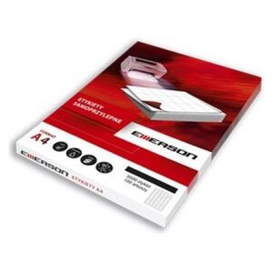 Emerson Etykiety samoprzylepne uniwersalne A4 70,0x30,0mm (35K048X)
