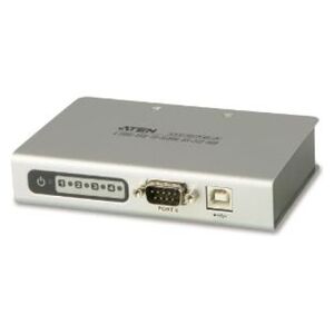 Adapter USB Aten USB - RS-232 Srebrny  (UC2324-AT)