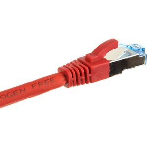 InLine Patch kabel sieciowy Cat.6A, S/FTP (PiMf), 500MHz, czerwony, 0,5m (76850R)