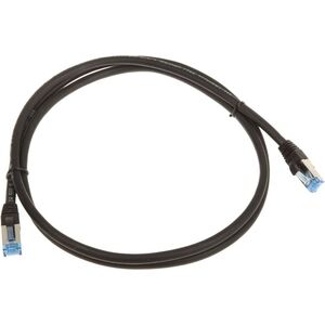 InLine Patch kabel sieciowy Cat.6A, S/FTP (PiMf), 500MHz, 1,5m, Czarny (76814S)