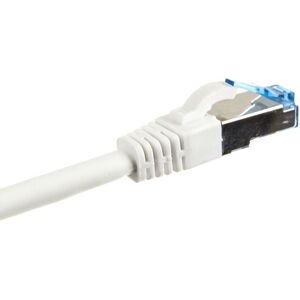 InLine Patch kabel sieciowy Cat.6A, S/FTP (PiMf), 500MHz, biały, 1m (76811W)