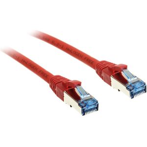 InLine Patch kabel sieciowy Cat.6A, S/FTP (PiMf), 500MHz, czerwony, 3m (76803R)