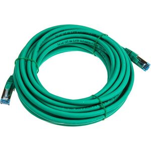 InLine Patch kabel sieciowy Cat.6A, S/FTP (PiMf), 500MHz, zielony, 7,5m (76807G)