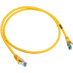 InLine Patch kabel sieciowy Cat.6A, S/FTP (PiMf), 500MHz, żółty, 1m (76811Y)