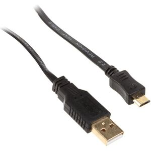 Kabel USB InLine USB-A - microUSB 3 m Czarny (31730F)