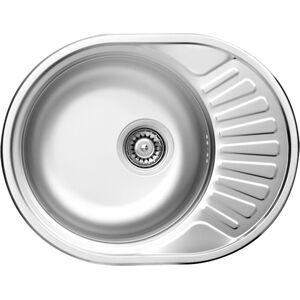 Zlewozmywak Deante  1-komorowy Twist z ociekaczem 48 x 57cm stalowy (ZEU 311C)