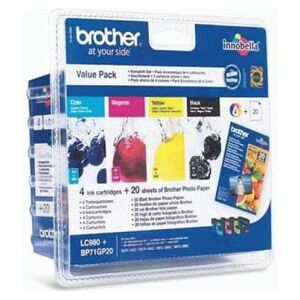 Tusz Brother tusz oryginalny LC-980 Value Pack
