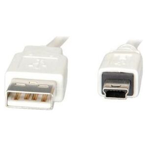 Kabel USB Value USB-A - miniUSB 1.8 m Biały (11.99.8718-20)