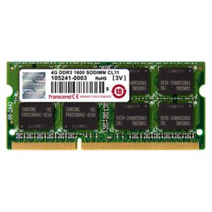Pamięć do laptopa Transcend SODIMM, DDR3, 8 GB, 1333 MHz, CL9 (TS1GSK64V3H)