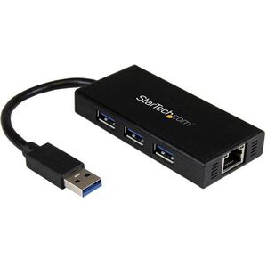 HUB USB StarTech 1x RJ-45  + 3x USB-A 3.0 (ST3300GU3B)