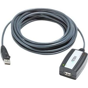 Kabel USB Aten USB-A - USB-A 5 m Czarny (UE250-AT)
