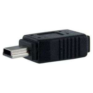 Adapter USB StarTech microUSB - miniUSB Czarny  (UUSBMUSBFM)