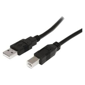 Kabel USB StarTech USB-A - USB-B 0.5 m Czarny (USB2HAB50CM)