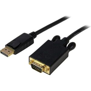 Kabel StarTech DisplayPort - D-Sub (VGA) 1.8m czarny (DP2VGAMM6B)