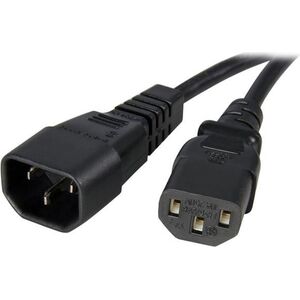 Kabel zasilający StarTech 1M C14 - C13, czarny (PXT1001M)