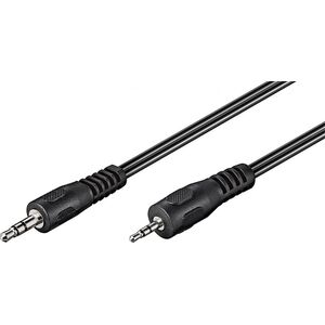 Kabel Goobay Jack 3.5mm - Jack 3.5mm 2m czarny (50459)