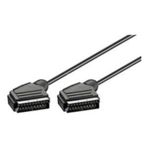 Kabel Goobay Scart - Scart 3m czarny (11870)