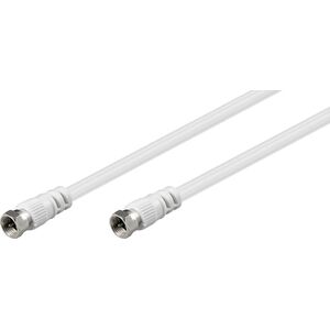 Kabel Goobay Antenowy (F) 5m biały (11725)