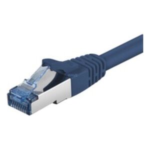 Goobay CAT 6a Patchcord S/FTP Niebieski 0.5M (93656)