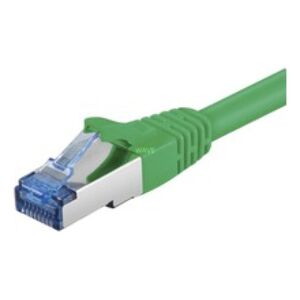 Goobay CAT 6a Patchcord S/FTP Zielony 0.5M (93660)
