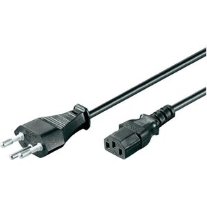 Kabel zasilający Goobay IEC C13 2m Czarny (93617)