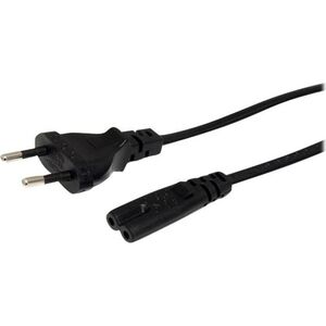 Kabel zasilający StarTech EU - C7, 1m, czarny (PXTNB2SEU1M)