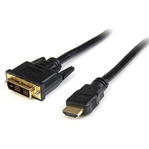 Kabel StarTech HDMI - DVI-D 0.5m czarny (HDDVIMM50CM)