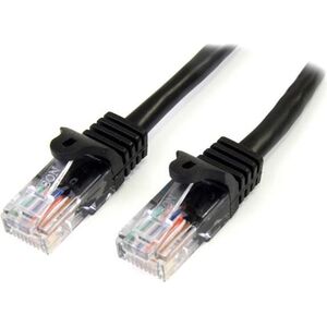 StarTech CAT 5E Czarny Patchcord 2M (45PAT2MBK)