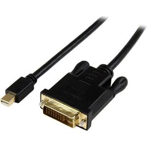 Kabel StarTech DisplayPort Mini - DVI-D 1.8m czarny (MDP2DVIMM6BS)