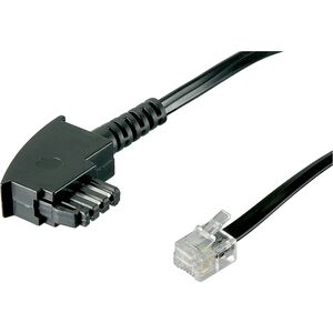 Goobay goobay TAE-F-Anschlusskabel 3 Meter schwarz - 68535