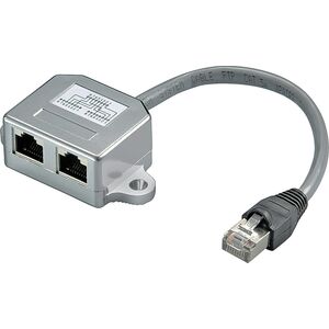 Goobay goobay RJ45 T-Adapter CAT5 + ISDN St->2xBu - 68909