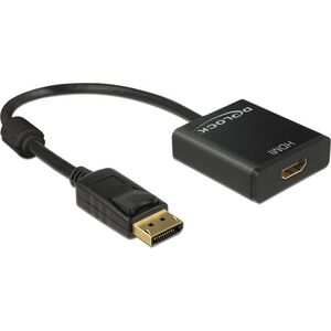 Adapter AV Delock DisplayPort - HDMI czarny (62607)