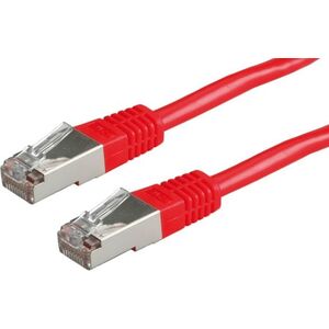 Roline PatchCord, S/FTP, (PiMF), Kat.6, 5m, Czerwony (21.15.1361)