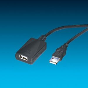 Kabel USB Roline USB-A - USB-A 2 m Czarny (12.04.1089)