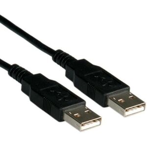 Kabel USB Roline USB-A - USB-A 1.8 m Czarny (11.02.8930)