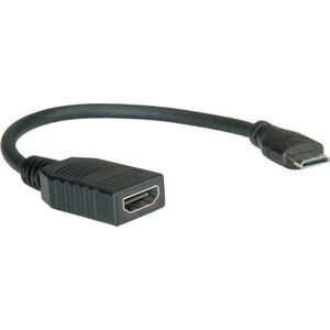 Kabel Roline HDMI Mini - HDMI 0.15m czarny (11.04.5586)