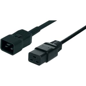 Kabel zasilający Roline EC320/C19-C20, 16A/250V, 3m, czarny (19.08.1563)