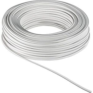 Przewód Goobay do głośników, 2x 1.5, mm, biały, 50m (15106)