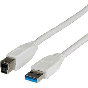 Kabel USB Value USB-A - 3 m Biały (11.99.8871)