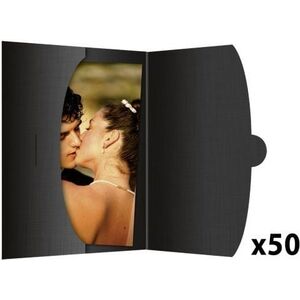 Daiber koperta ochronna na zdjęcia 20x30, czarna, 50 sztuk (09024)
