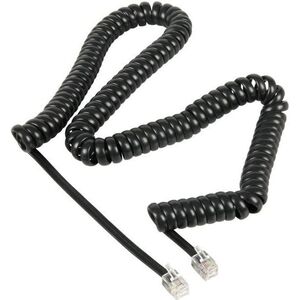 Goobay Kabel telefoniczny (Spiralny) RJ10, 4m (68002)