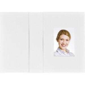 Daiber Etui portretowe, biały matowy, 31x42 mm, 100 sztuk (1011)