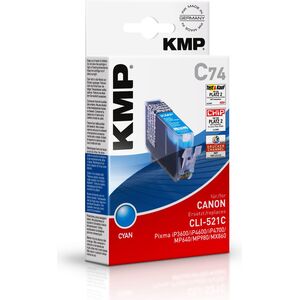 Tusz KMP C74 Tusz cyan do Canon CLI-521 C (1510,0003)