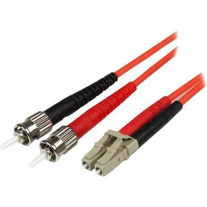 StarTech Patchcord światłowodowy, LC-ST, Multimode 50/125 Duplex, 5m (50FIBLCST5)